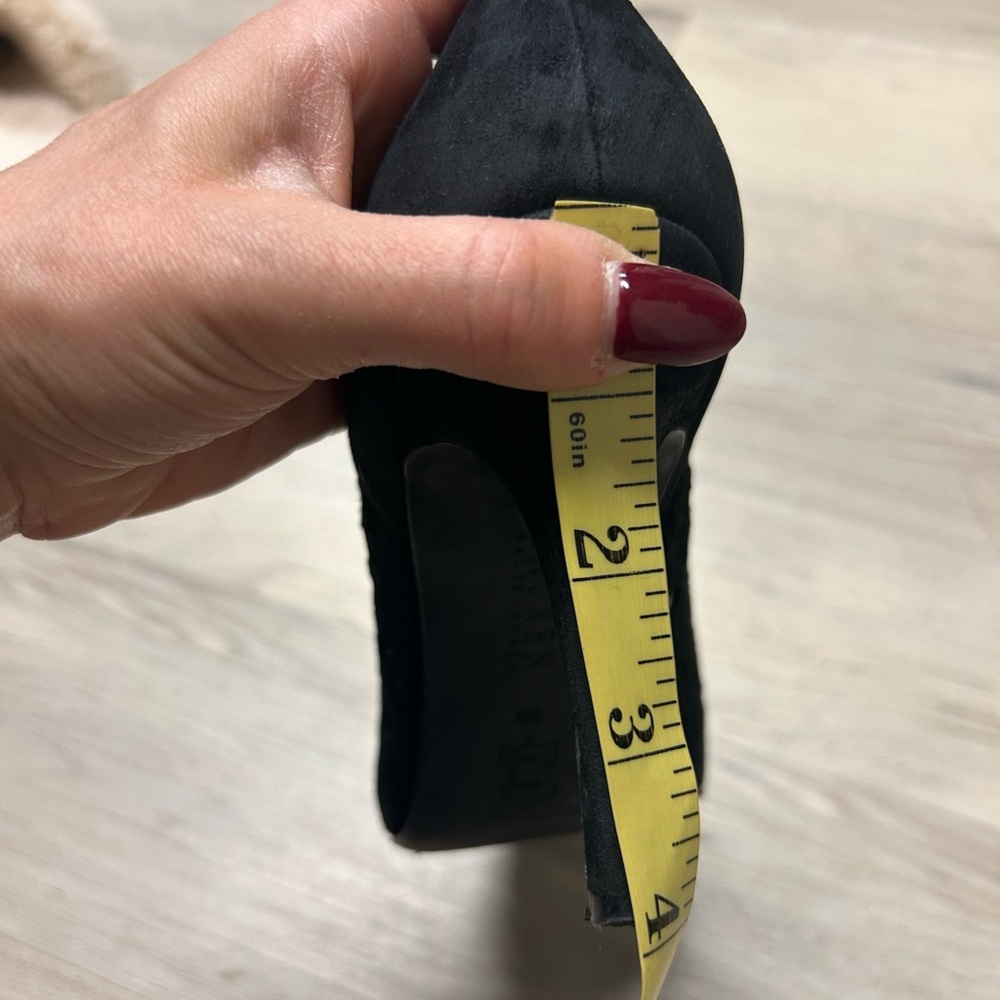 Lauren Ralph Lauren Shoes Black Suede Pump Heels Dressy Women Sz 9 B Sania - Picture 12 of 12